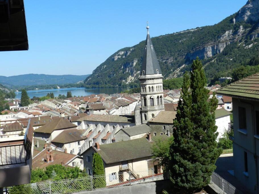 Joli Appartement En Face De Lac Nantua Bagian luar foto